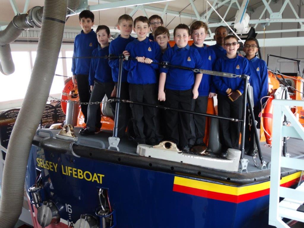 Boys' Brigade visit Selsey Lifeboat Station